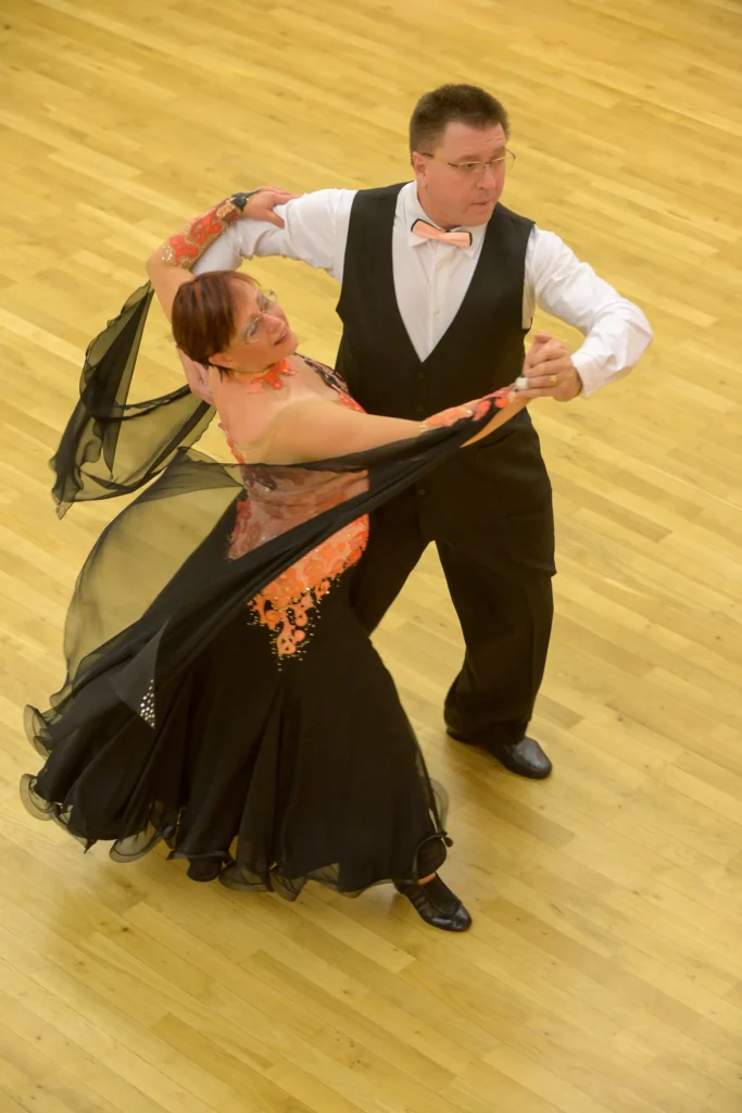 Michal s manželkou na taneční soutěži v Německu, 2017